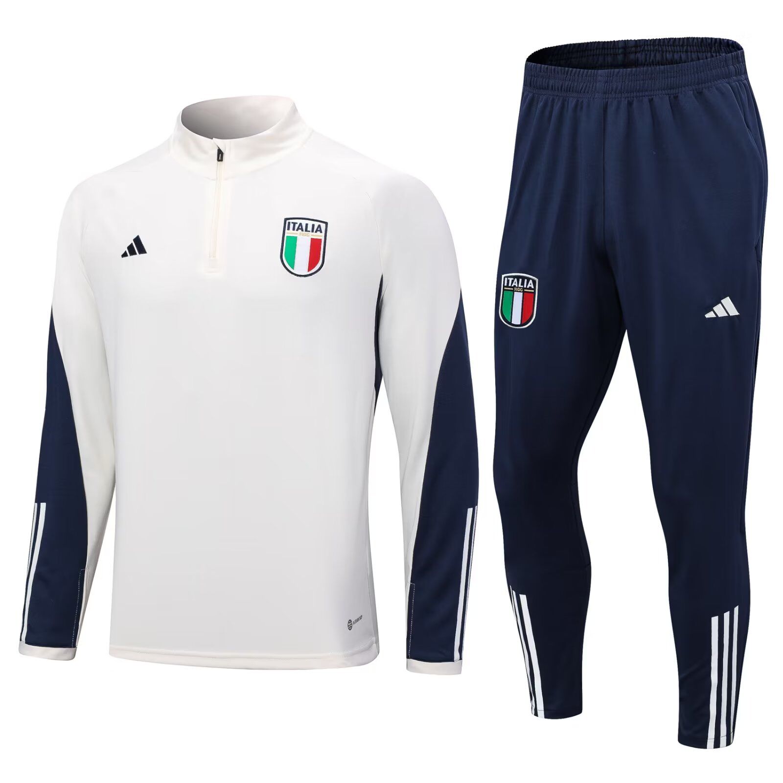 AAA Quality Italy 23/24 Tracksuit - White